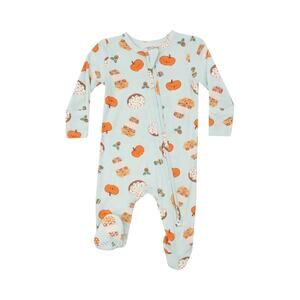 Angel Dear Pumpkin Spice Latte 2-Way Zipper Footie